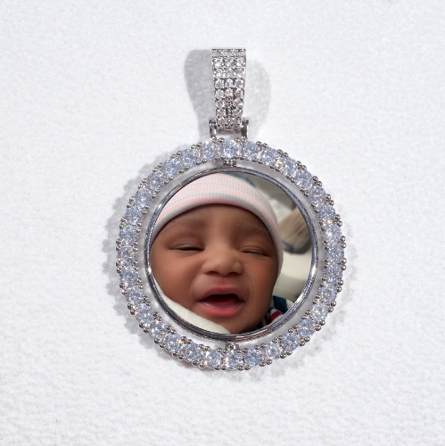 3D Spinning 2-Faced Custom Picture Pendant