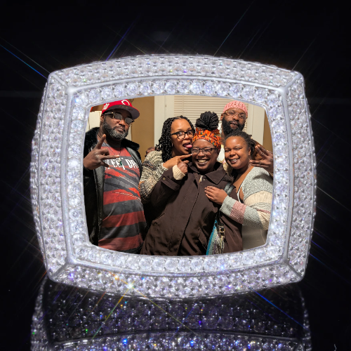 3D CUSTOM PICTURE ICED RING