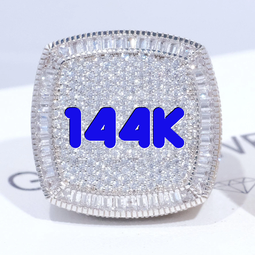 CUSTOM LETTER 3D ICED RING