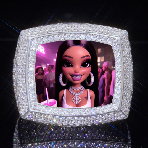 3D CUSTOM PICTURE ICED RING