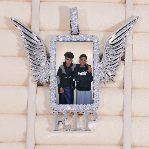RIP WING 3D CUSTOM PICTURE PENDANT