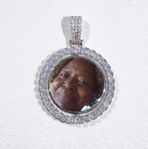 3D Spinning 2-Faced Custom Picture Pendant