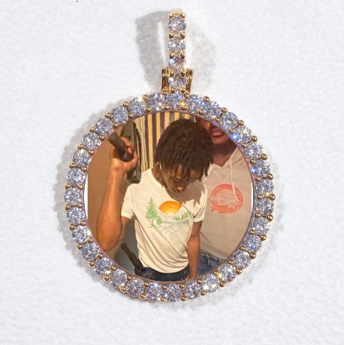 3D CIRCLE CUSTOM PICTURE PENDANT SMALL SIZE