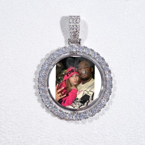 3D Spinning 2-Faced Custom Picture Pendant