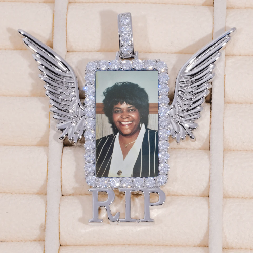 RIP WING 3D CUSTOM PICTURE PENDANT