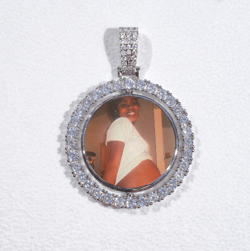 3D Spinning 2-Faced Custom Picture Pendant