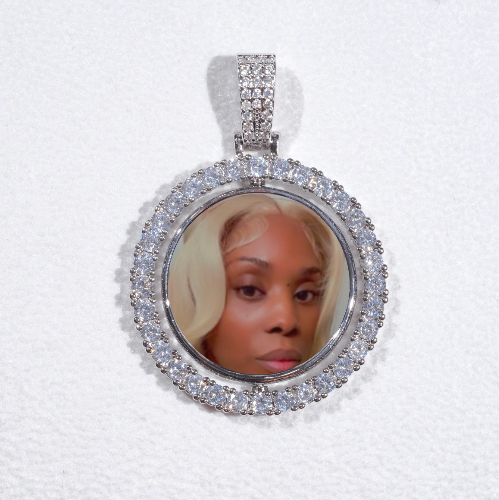 3D Spinning 2-Faced Custom Picture Pendant