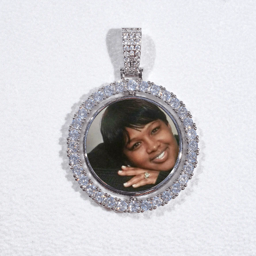 3D Spinning 2-Faced Custom Picture Pendant