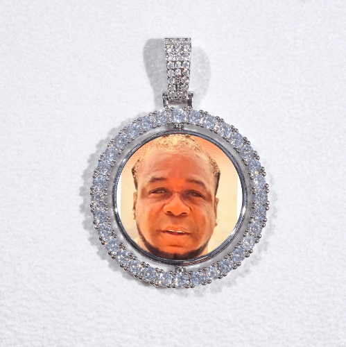3D Spinning 2-Faced Custom Picture Pendant