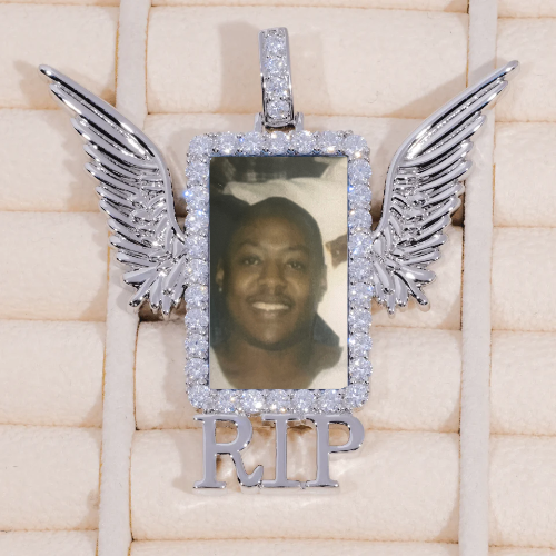 RIP WING 3D CUSTOM PICTURE PENDANT