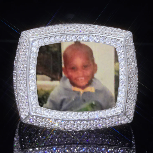 3D CUSTOM PICTURE ICED RING