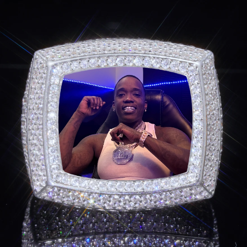 3D CUSTOM PICTURE ICED RING