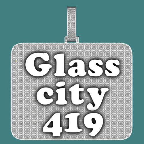 CUSTOM LETTER NECKLACE 3D BIG SQUARE