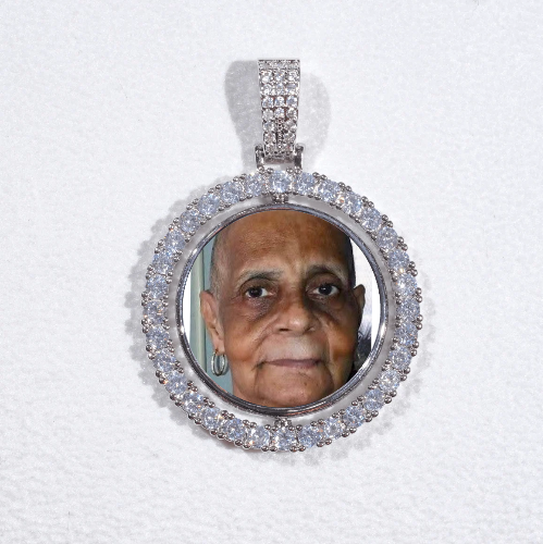 3D Spinning 2-Faced Custom Picture Pendant