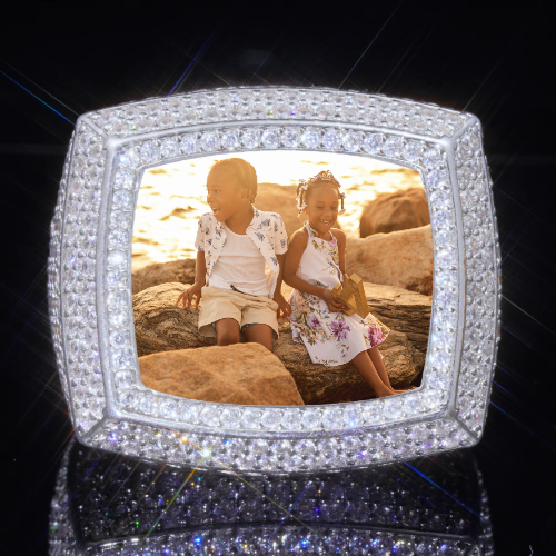 3D CUSTOM PICTURE ICED RING