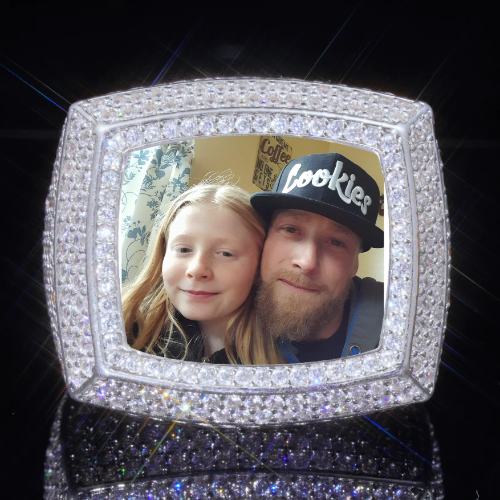 3D CUSTOM PICTURE ICED RING