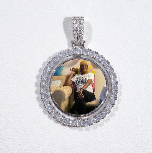 3D Spinning 2-Faced Custom Picture Pendant