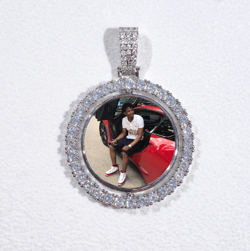 3D Spinning 2-Faced Custom Picture Pendant