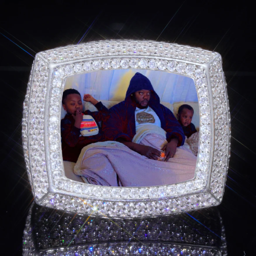 3D CUSTOM PICTURE ICED RING