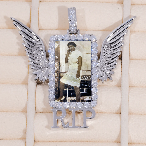 RIP WING 3D CUSTOM PICTURE PENDANT