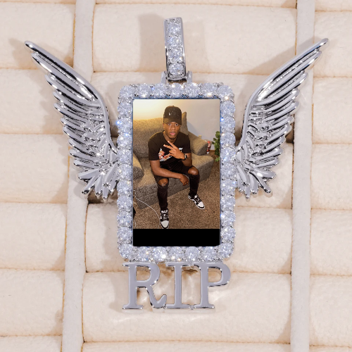 RIP WING 3D CUSTOM PICTURE PENDANT