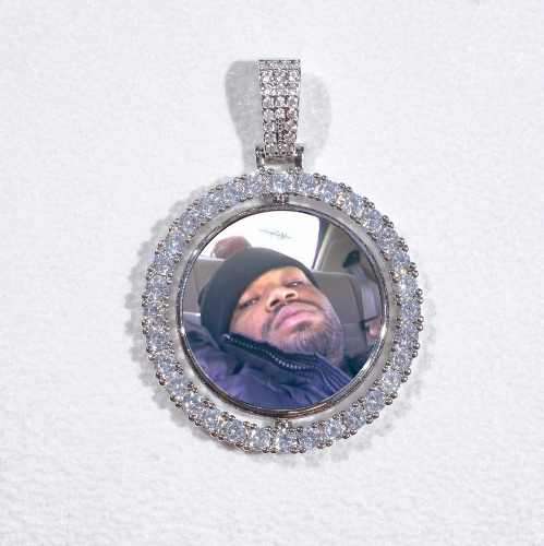 3D Spinning 2-Faced Custom Picture Pendant