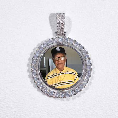 3D Spinning 2-Faced Custom Picture Pendant