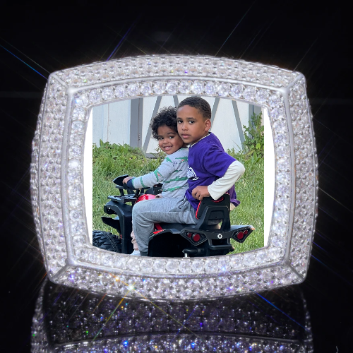 3D CUSTOM PICTURE ICED RING
