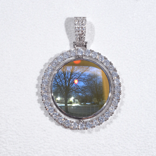 3D Spinning 2-Faced Custom Picture Pendant