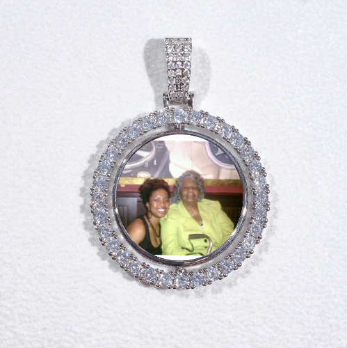3D Spinning 2-Faced Custom Picture Pendant
