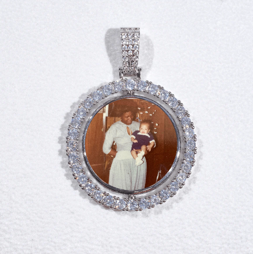 3D Spinning 2-Faced Custom Picture Pendant