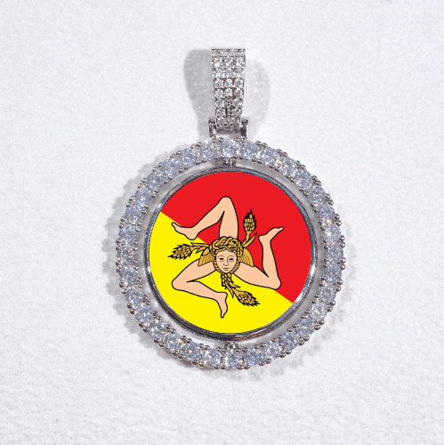 3D Spinning 2-Faced Custom Picture Pendant