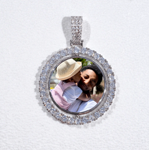 3D Spinning 2-Faced Custom Picture Pendant