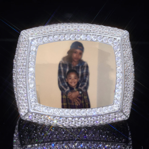 3D CUSTOM PICTURE ICED RING