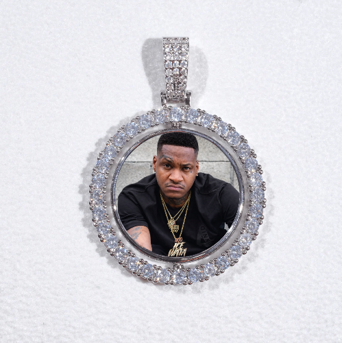 3D Spinning 2-Faced Custom Picture Pendant
