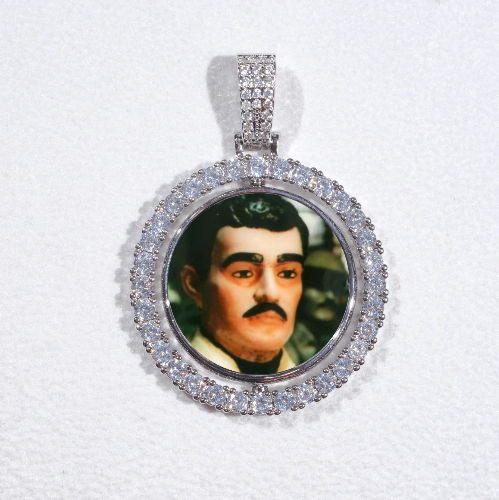 3D Spinning 2-Faced Custom Picture Pendant