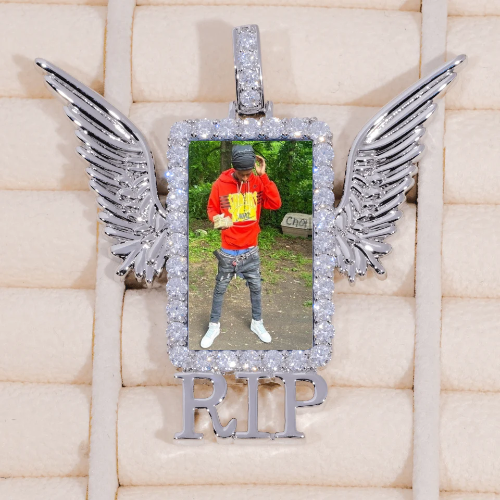 RIP WING 3D CUSTOM PICTURE PENDANT