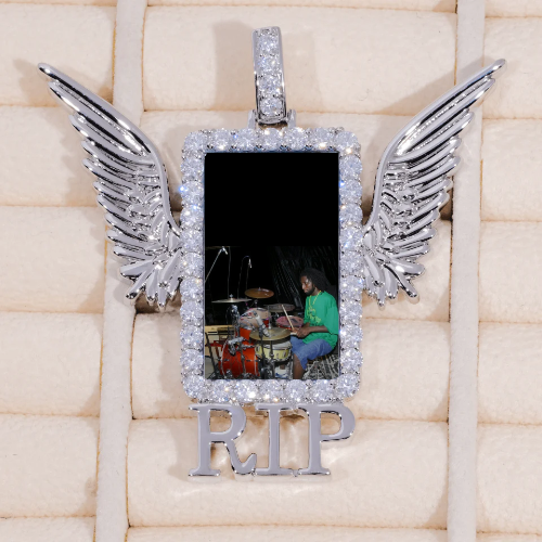 RIP WING 3D CUSTOM PICTURE PENDANT