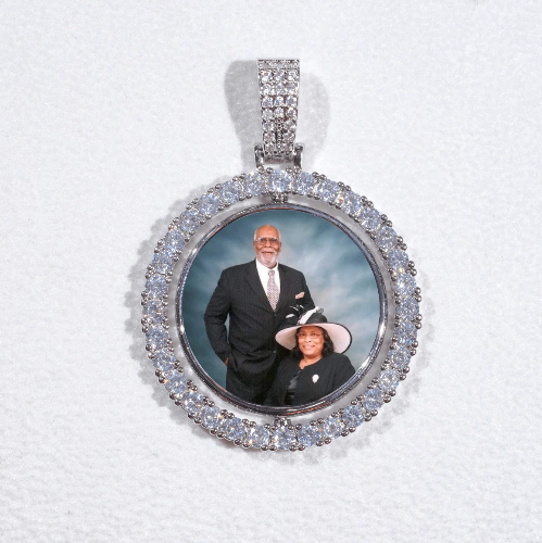 3D Spinning 2-Faced Custom Picture Pendant