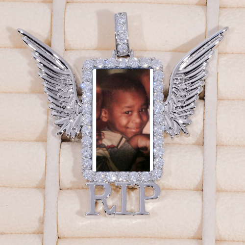 RIP WING 3D CUSTOM PICTURE PENDANT