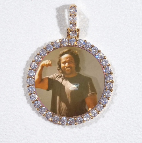 3D CIRCLE CUSTOM PICTURE PENDANT SMALL SIZE