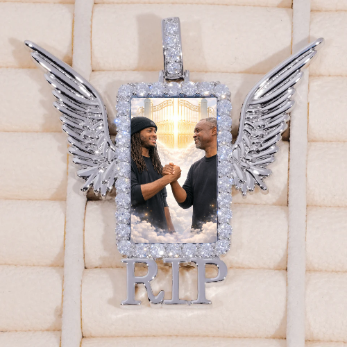 RIP WING 3D CUSTOM PICTURE PENDANT