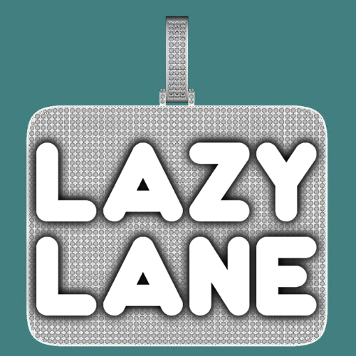 CUSTOM LETTER NECKLACE 3D BIG SQUARE