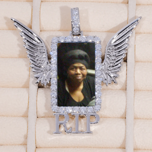 RIP WING 3D CUSTOM PICTURE PENDANT