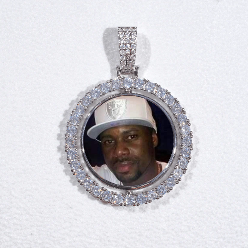 3D Spinning 2-Faced Custom Picture Pendant