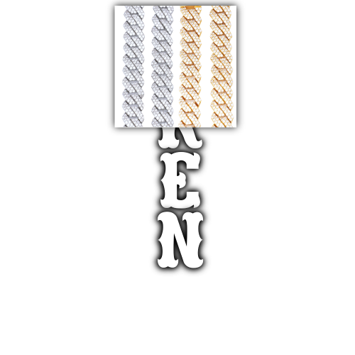Custom Letters Freibeuter Font Necklace