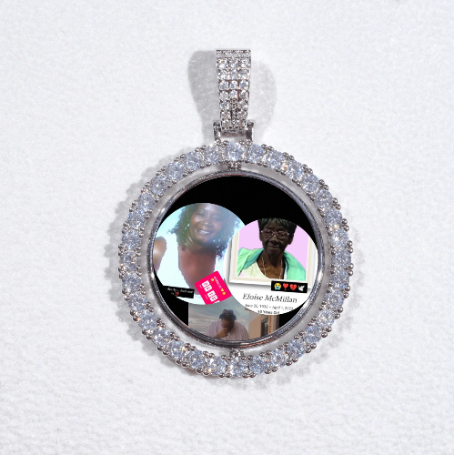 3D Spinning 2-Faced Custom Picture Pendant