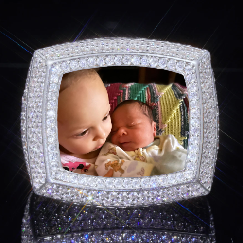 3D CUSTOM PICTURE ICED RING