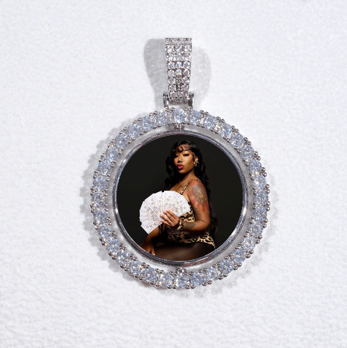 3D Spinning 2-Faced Custom Picture Pendant
