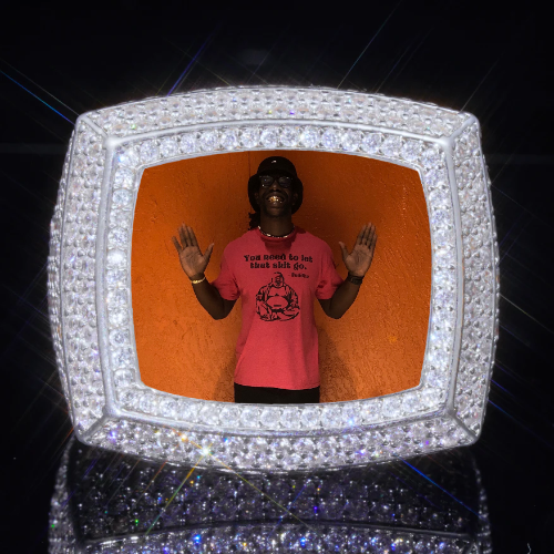3D CUSTOM PICTURE ICED RING